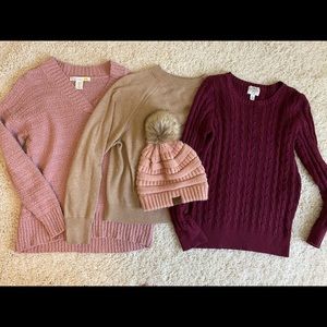 SOLD Sweater bundle lot
